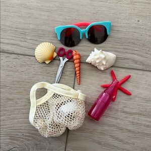New American Girl Doll Our Generation Beach Set